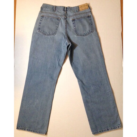 Vtg Y2K Steve & Barry's Jeans Men 34 (32 Actual) Light Wash Baggy Straight 90s - Picture 4 of 8
